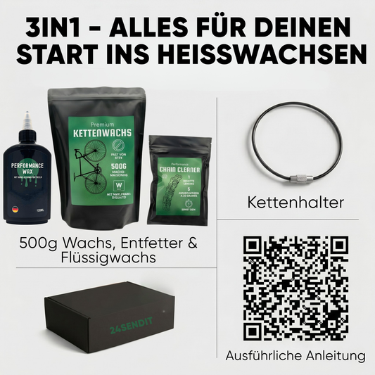 2in1 Ultimate Set - Heißwachsen & Entfetten + Flüssigwachs zum Nachwachsen