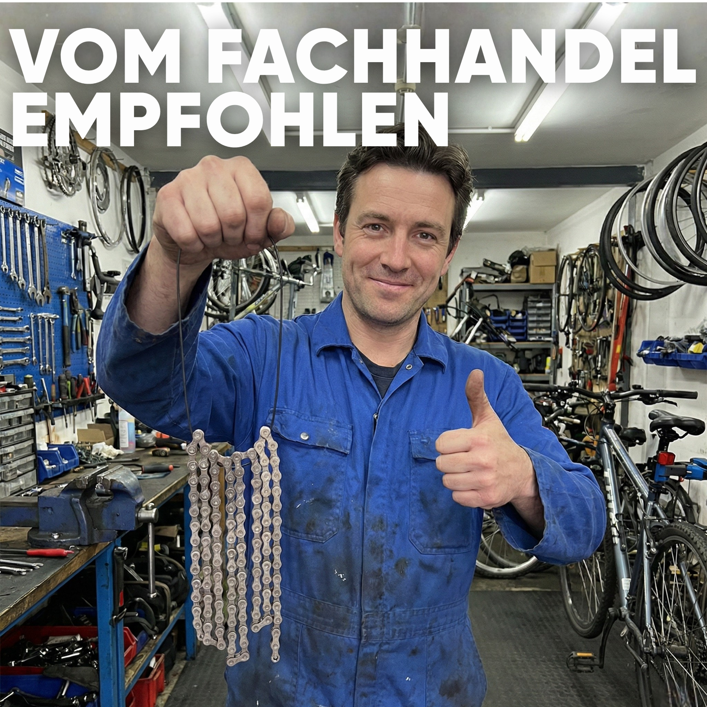 Kettenwachs Ringe, 50cm 3er Set - Eintauchhilfe für dein Chainwax