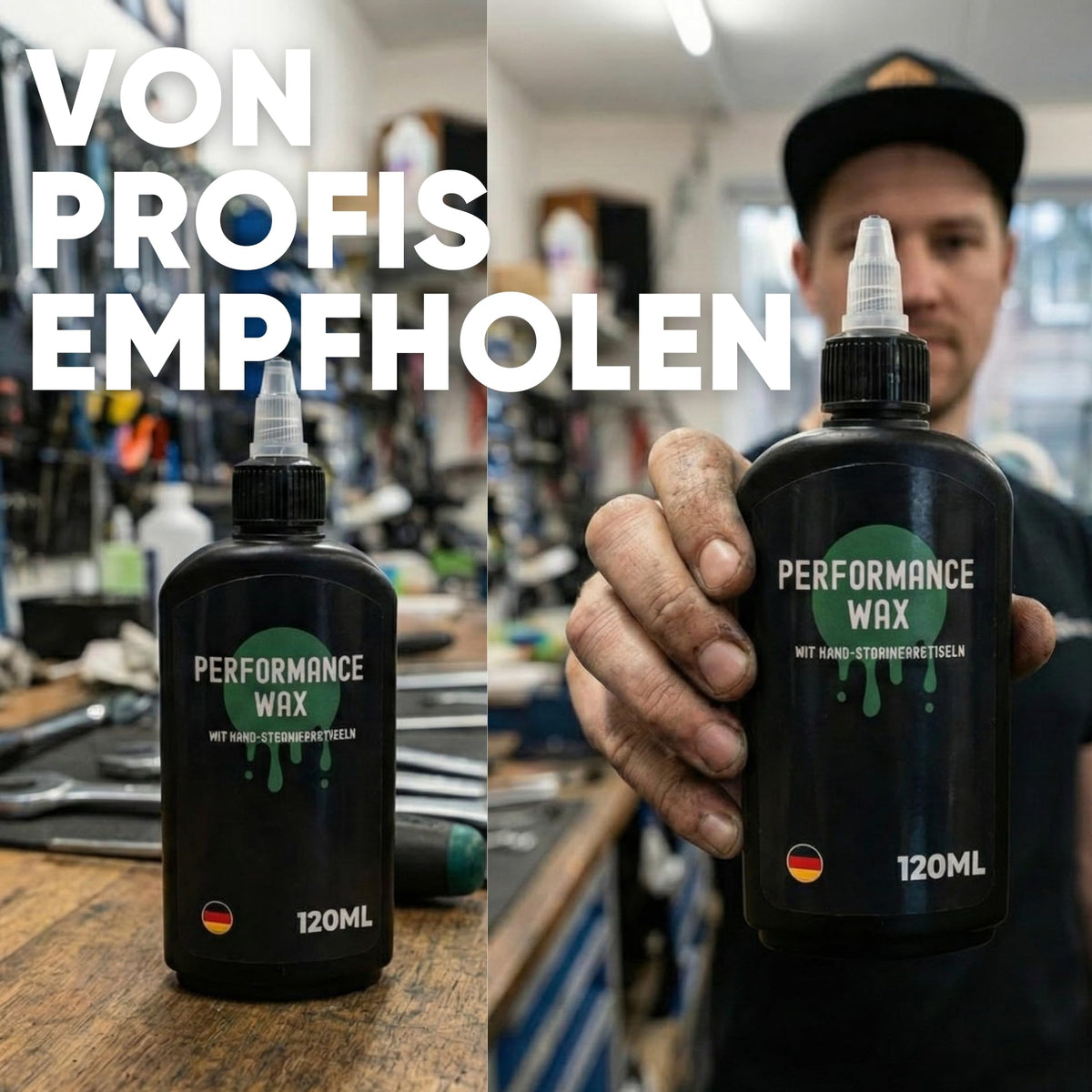 24SENDIT flüssiges Kettenwachs, 120 ml, verbesserte Formel Wachs-Schmiermittel für Fahrradketten, PTFE-frei, reduziert reibung und schützt vor Verschleiß