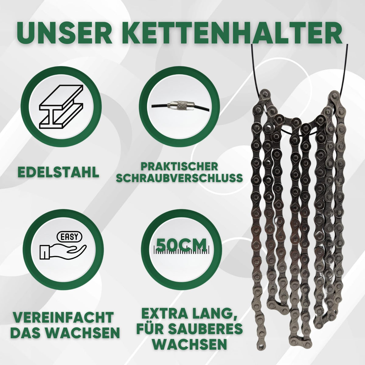 24SENDIT Fahrradketten-Wachsringe, 50cm - für sauberes Arbeiten, 3er Set zur Heißwachspflege, Eintauchhilfe für dein Chainwax