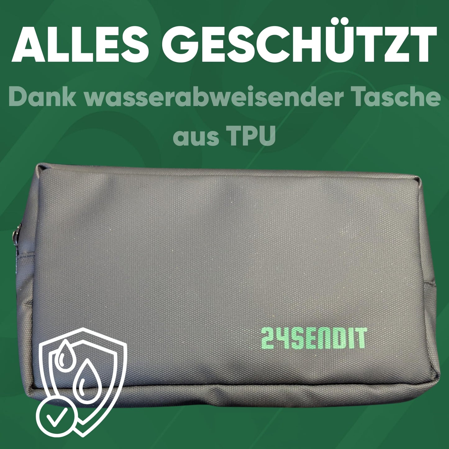17-in-1 Multitool-Set mit Tasche & 2 Reifenhebern