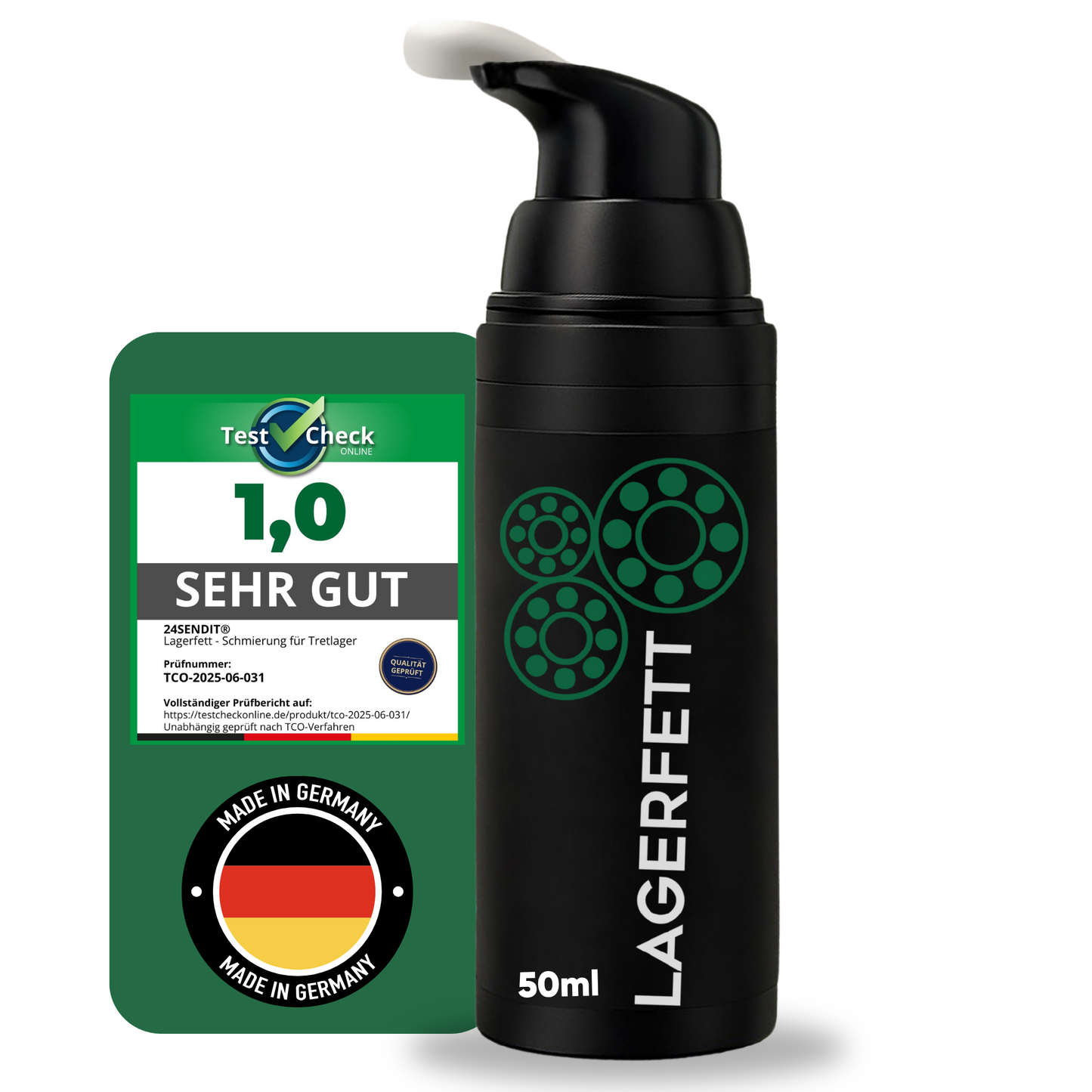 Hochleistungs-Lagerfett für Fahrräder & E-Bikes 50ml