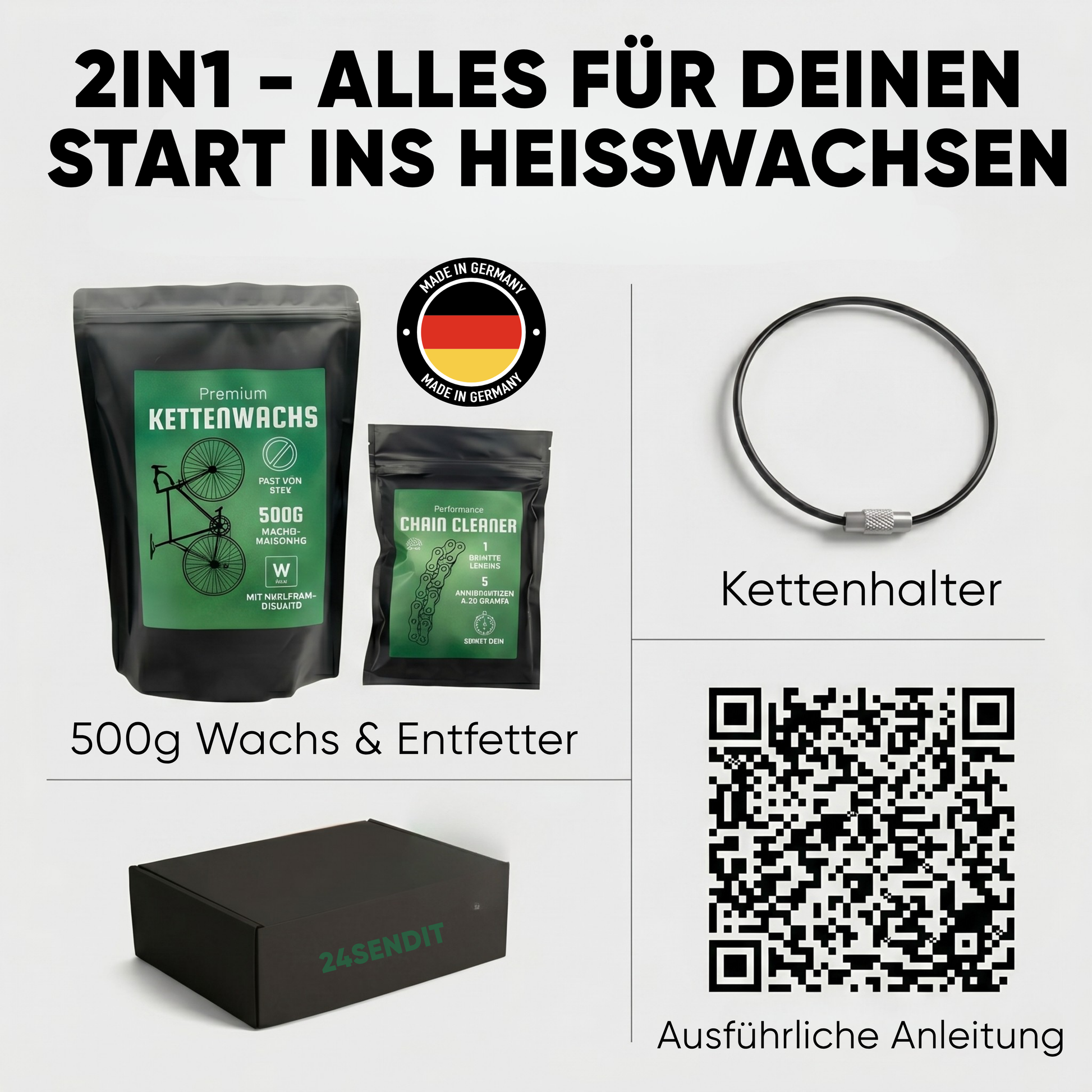 2in1 Kettenwachs Set