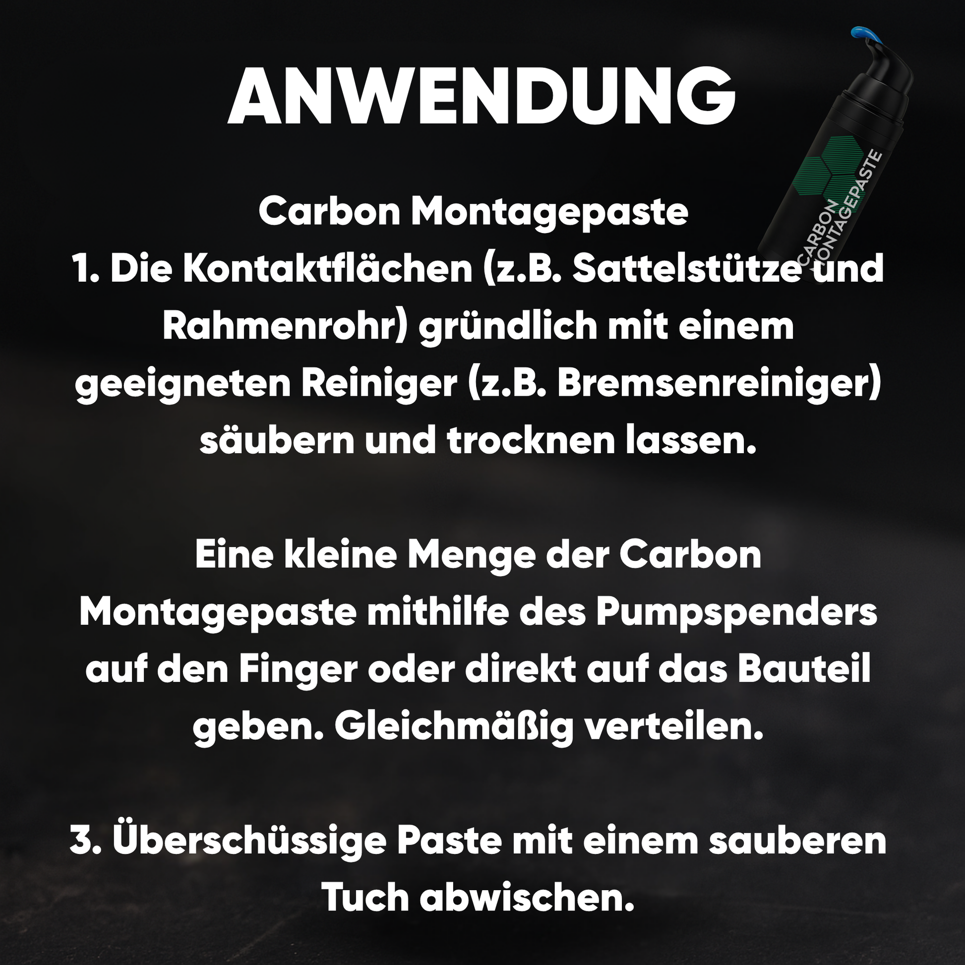 sattelstütze knacken Carbon Montage Paste