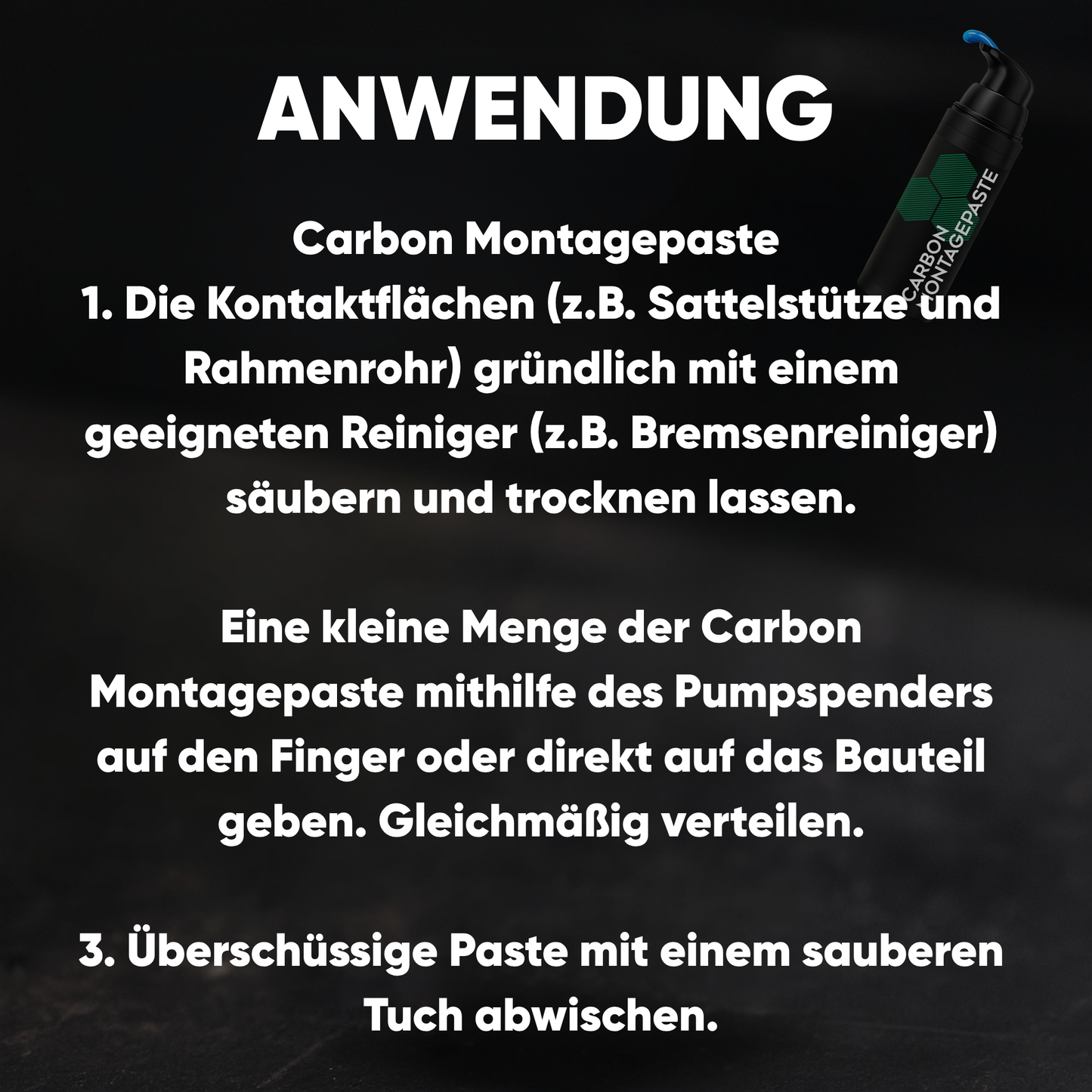 Carbon Montage Paste - Nie wieder Knacken oder Rutschen!