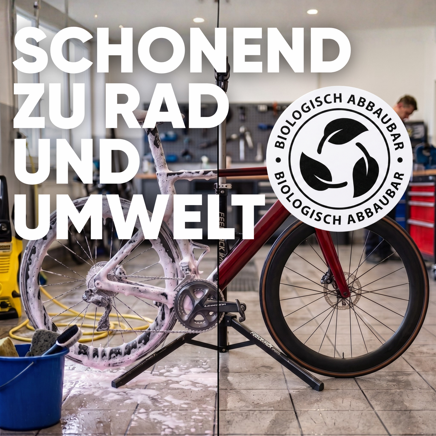 1 Liter schonender Fahrradreiniger mit Himbeerduft