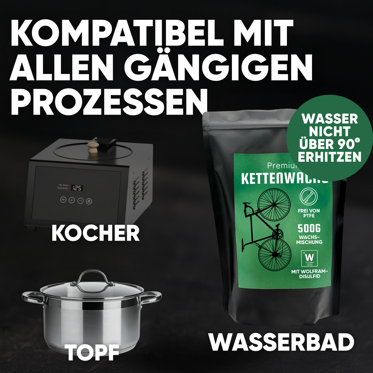 Kettenwachs zum Heißwachsen - 500g