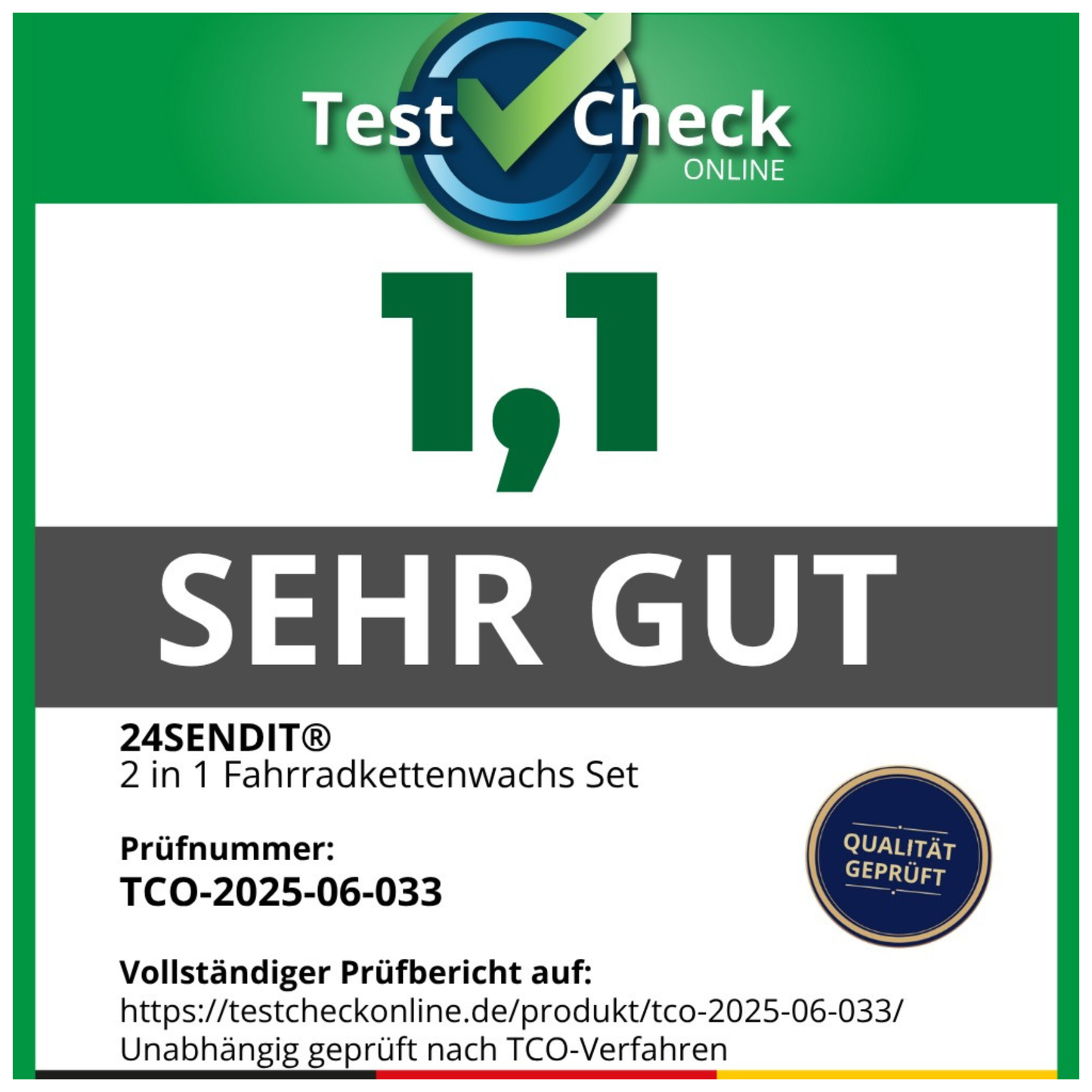 2in1 Kettenwachs Set - Heißwachsen & Entfetten