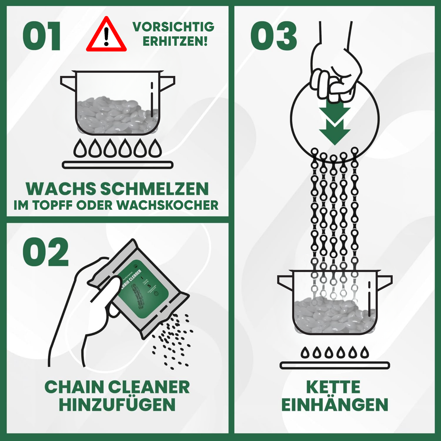 2in1 Ultimate Set - Heißwachsen & Entfetten + Flüssigwachs zum Nachwachsen
